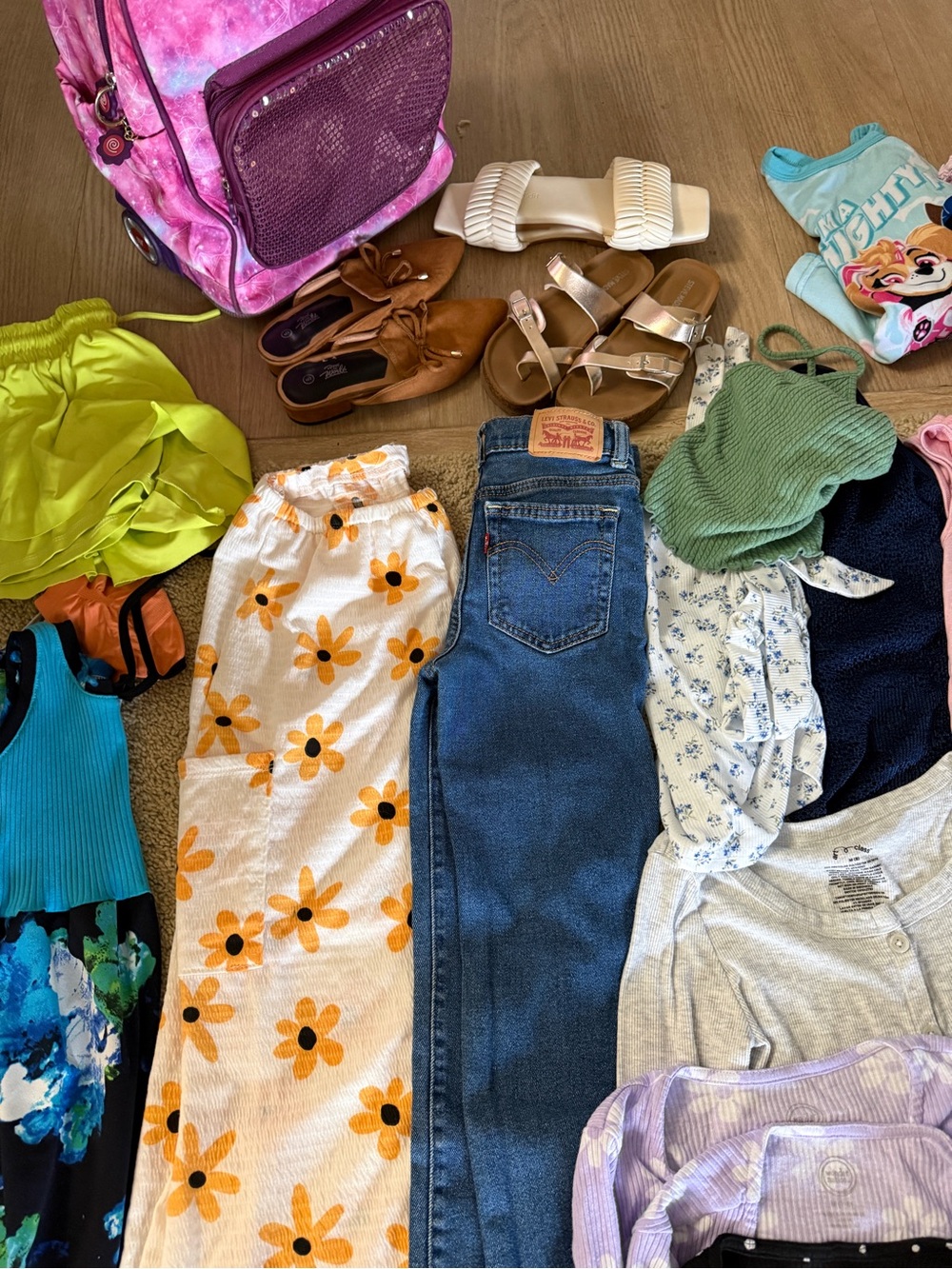 Girls bulk lot Clothing Bundle 5/6 7/8 Zara H&M Disney 20+ Pc